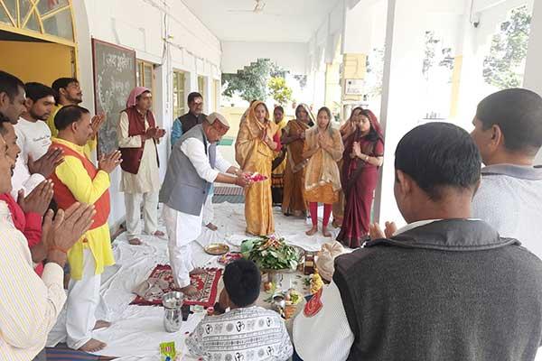 Rudraabhishek and celebration of Mahashivratri at MVM Basti.
